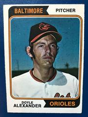 Doyle Alexander #282 Baseball Cards 1974 O Pee Chee Prices