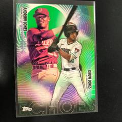 Andruw Jones, Druw Jones [Green] #PDE-1 Baseball Cards 2023 Topps Pro Debut Echoes Prices