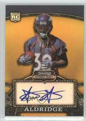 Anthony Alridge [Autograph Gold Refractor] #121 Football Cards 2008 Bowman Sterling Prices