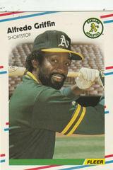 Alfredo Griffin #280 Baseball Cards 1988 Fleer Prices