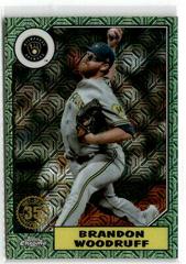 Brandon Woodruff [Green] #T87C-12 Baseball Cards 2022 Topps Update 1987 Chrome Prices