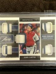 Gary Carter [Silver] #FCS-GC Baseball Cards 2022 Panini Three and Two Full Count Swatches Prices