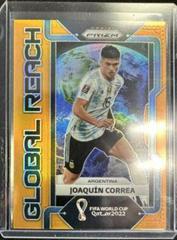 Joaquin Correa [Orange] #22 Soccer Cards 2022 Panini Prizm World Cup Global Reach Prices