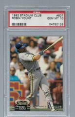 Robin Yount Baseball Cards 1992 Stadium Club Prices