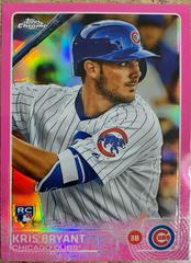 Kris Bryant [Pink Refractor] Baseball Cards 2015 Topps Chrome Prices