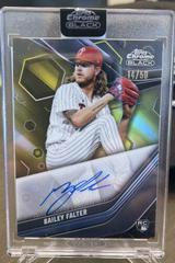 Bailey Falter [Gold] Baseball Cards 2023 Topps Chrome Black Autographs Prices