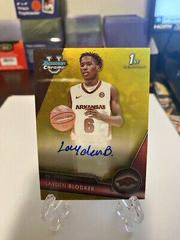 Layden Blocker [Yellow] Basketball Cards 2023 Bowman Chrome University Prospects Autographs Prices