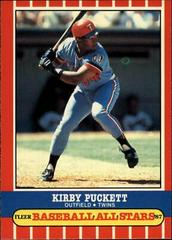 Kirby Puckett Baseball Cards 1987 Fleer Baseball All Stars Prices