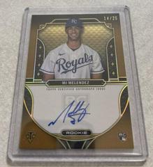 MJ Melendez [Gold] #RA-MME Baseball Cards 2022 Topps Triple Threads Rookie Autographs Prices