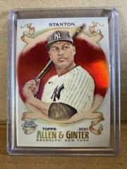 Giancarlo Stanton [Red Refractor] Baseball Cards 2021 Topps Allen & Ginter Chrome Prices