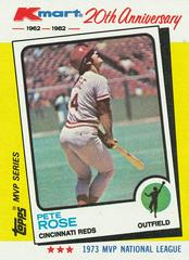 Pete Rose #24 Baseball Cards 1982 Kmart Prices