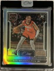 TyTy Washington Jr. #106 Basketball Cards 2022 Panini One and One Prices