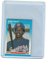 Ruben Sierra Baseball Cards 1987 Fleer Mini Prices