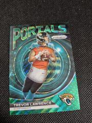 Trevor Lawrence [Prizms Green Wave] #PO-4 Football Cards 2023 Panini Prizm Portals Prices