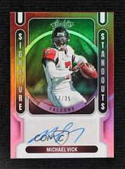 Michael Vick [Red] #SS-MV Football Cards 2022 Panini Absolute Signature Standouts Prices