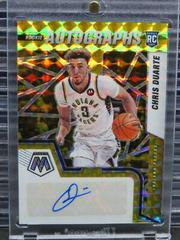 Chris Duarte [Gold] Basketball Cards 2021 Panini Mosaic Rookie Autographs Prices