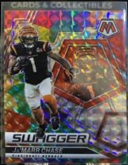 Ja'Marr Chase #SW-12 Football Cards 2022 Panini Mosaic Swagger Prices