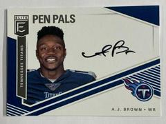 A.J. Brown Football Cards 2019 Donruss Elite Pen Pals Autographs Prices
