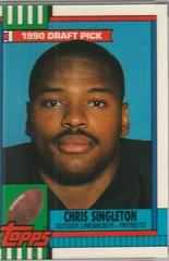 Chris Singleton #416 Football Cards 1990 Topps Tiffany Prices