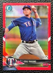 Cole Ragans [Red Refractor] #BCP-8 Baseball Cards 2018 Bowman Chrome Prospects Prices