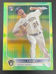 Aaron Ashby [Sonic Green Yellow Pulse] #80 Baseball Cards 2022 Topps Chrome Prices