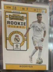 Rodrygo Soccer Cards 2019 Panini Chronicles Contenders Rookie Ticket Prices