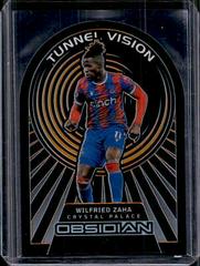 Wilfried Zaha [Orange] #4 Soccer Cards 2022 Panini Obsidian Tunnel Vision Prices