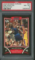 Dirk Nowitzki [Refractor] Basketball Cards 2008 Bowman Chrome Prices