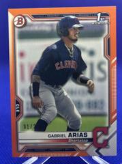 Gabriel Arias [Orange] #BP-89 Baseball Cards 2021 Bowman Paper Prospects Prices