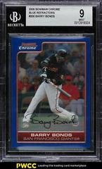 Barry Bonds [Blue Refractor] Baseball Cards 2006 Bowman Chrome Prices