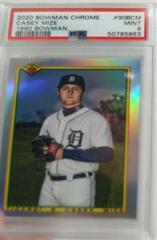 Casey Mize #90BCM Baseball Cards 2020 Bowman Chrome 1990 Prices