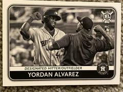 Yordan Alvarez [Black & White] #123 Baseball Cards 2020 Topps Big League Prices
