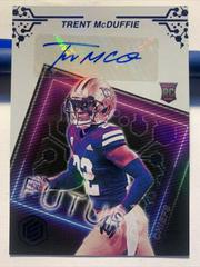 Trent McDuffie [Blue] Football Cards 2022 Panini Elements Future Signs Autographs Prices