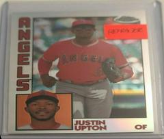 Justin Upton [Orange Refractor] #10 Baseball Cards 2019 Topps Chrome 1984 Baseball Prices