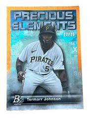 Termarr Johnson [Orange] #PE-1 Baseball Cards 2023 Bowman Platinum Precious Elements Prices