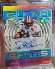 Deion Sanders [Signature Red] Football Cards 2021 Panini Illusions Clear Shots Prices