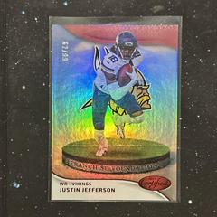 Justin Jefferson [Red] #FF-2 Football Cards 2023 Panini Certified Franchise Foundations Prices