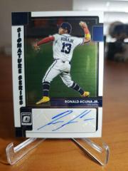 Ronald Acuna Jr. Baseball Cards 2022 Panini Donruss Optic Signature Series Prices