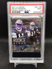 Micah Parsons [Black] #RS-MP Football Cards 2021 Panini Illusions Rookie Signs Autographs Prices