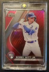 Bobby Witt Jr. [Red] #51 Baseball Cards 2022 Topps Chrome Black Prices