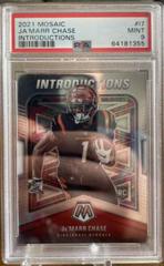Ja'Marr Chase [Mosaic] #I-7 Football Cards 2021 Panini Mosaic Introductions Prices
