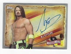 AJ Styles [Silver] Wrestling Cards 2020 Topps WWE Road to WrestleMania Autographs Prices