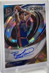 Bill Laimbeer [Astral] Basketball Cards 2021 Panini Spectra Icons Autographs Prices