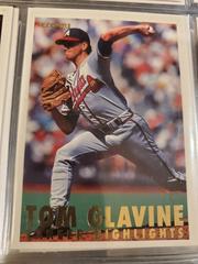 Tom Glavine [Facing Left] Baseball Cards 1993 Fleer Glavine Career Highlights Prices