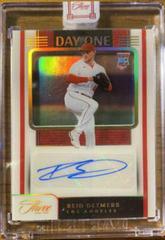 Reid Detmers [Holo Gold] #DOA-RD Baseball Cards 2022 Panini Three and Two Day One Autographs Prices