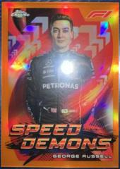 George Russell [Orange] #SD-GR Racing Cards 2022 Topps Chrome Formula 1 Speed Demons Prices