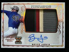 Bryce Jarvis [Platinum] Baseball Cards 2020 Leaf Trinity Patch Autographs Prices
