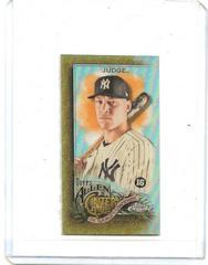 Aaron Judge [Mini Gold] #11 Baseball Cards 2022 Topps Allen & Ginter Chrome Prices