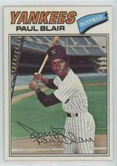 Paul Blair #21 Baseball Cards 1977 Burger King Yankees Prices