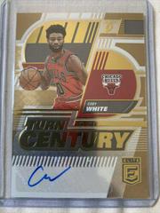 Coby White [Gold] Basketball Cards 2022 Panini Donruss Elite Turn of the Century Signatures Prices